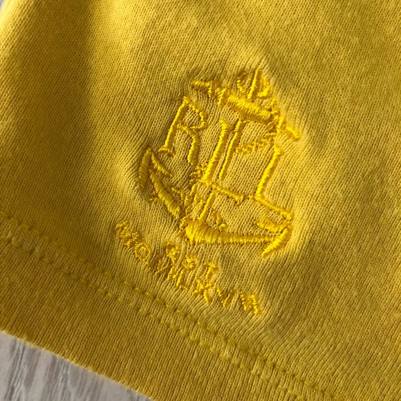 Lauren Ralph Lauren Vintage Yellow/Black Boat Neck Blouse - Picture 11 of 16